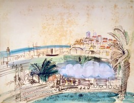 Antibes. The Railway, 1926 by Raoul Dufy | Giclée Paper Art Print