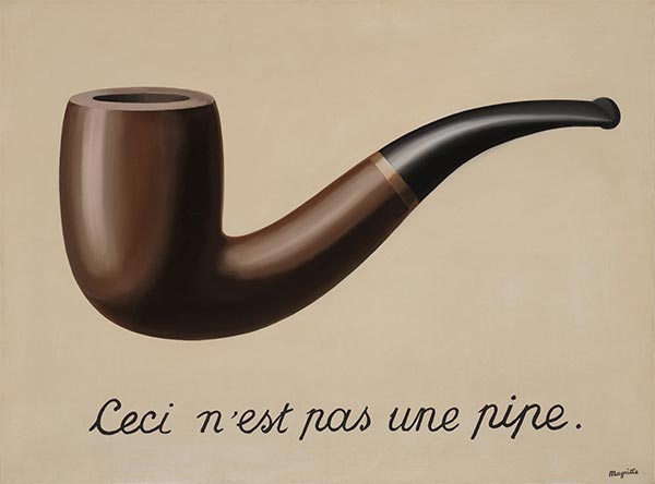Das ist kein Rohr, 1929 | Rene Magritte | Giclée Leinwand Kunstdruck