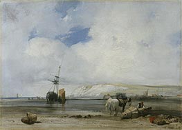 On the Coast of Picardy, c.1826 von Richard Parkes Bonington | Leinwand Kunstdruck