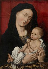 Virgin and Child, c.1481/00 by Robert Campin | Canvas Print