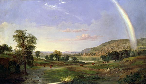 Landscape with Rainbow, 1859 | Robert Scott Duncanson | Giclée Canvas Print
