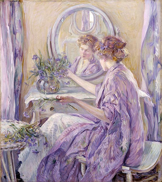 Der violette Kimono, c.1910 | Robert Reid | Giclée Leinwand Kunstdruck