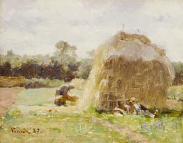 La Sieste (The Rest), 1887 by Robert Vonnoh | Canvas Print