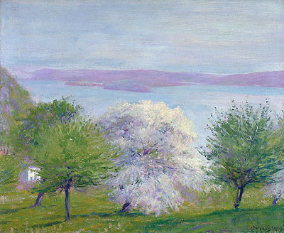 Apfelblüte, 1903 | Robert Vonnoh | Giclée Leinwand Kunstdruck