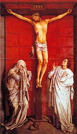 Crucifixion, c.1460 by Rogier van der Weyden | Canvas Print