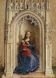 van der Weyden | Madonna Enthroned | Giclée Canvas Print