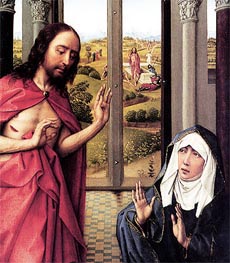 Miraflores Altarpiece (detail) | Rogier van der Weyden | Painting Reproduction