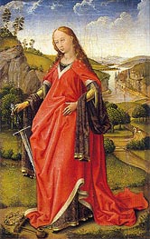 van der Weyden | Saint Catherine of Alexandria | Giclée Canvas Print