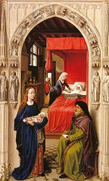 van der Weyden | Naming of John the Baptist (Saint John Altarpiece) | Giclée Canvas Print