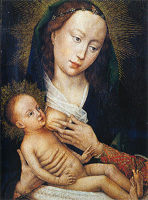 Madonna, c.1450/60 | Rogier van der Weyden | Giclée Leinwand Kunstdruck