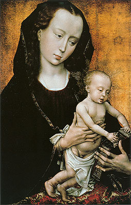 Madonna, c.1460 | Rogier van der Weyden | Giclée Leinwand Kunstdruck
