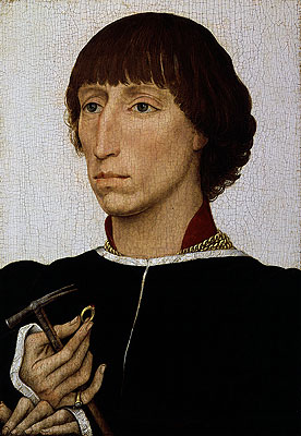 Francesco d'Este, c.1460 | Rogier van der Weyden | Giclée Leinwand Kunstdruck
