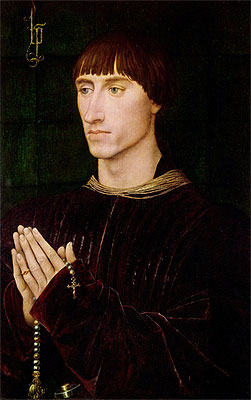 Portrait of Philippe de Croy Seigneur of Sempy, n.d. | Rogier van der Weyden | Giclée Leinwand Kunstdruck