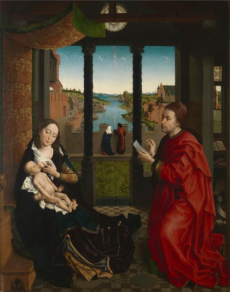 Saint Luke Drawing the Virgin's Portrait, c.1500 | Rogier van der Weyden