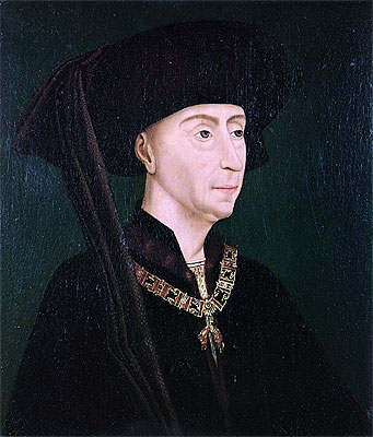 Portrait of Philippe III the Good, n.d. | Rogier van der Weyden | Giclée Leinwand Kunstdruck