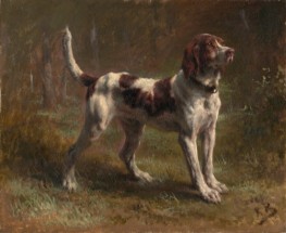 A Limier Briquet Hound, 1856 by Rosa Bonheur | Giclée Canvas Print