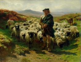 The Highland Shepherd, 1856 by Rosa Bonheur | Giclée Canvas Print