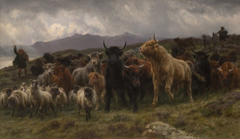 Highland Raid, 1860 | Rosa Bonheur | Giclée Canvas Print
