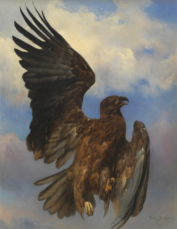 Der Verwundete Adler, 1870 | Rosa Bonheur | Giclée Leinwand-Kunstdruck