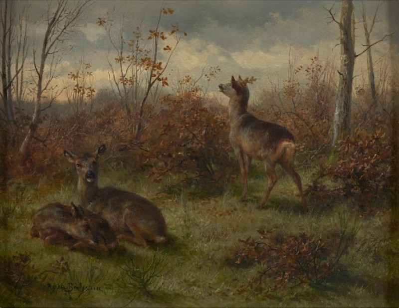 Roe Deer, 1860 | Rosa Bonheur | Giclée Canvas Print
