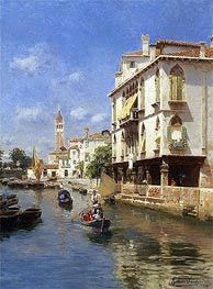 Rubens Santoro | Canale della Guerra, Venice, undated | Giclée Canvas Print
