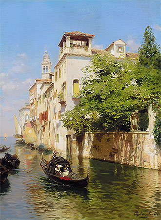 Canale Marin, Venice, n.d. | Rubens Santoro | Giclée Leinwand Kunstdruck