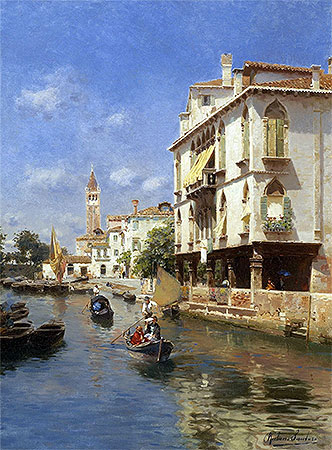 Canale della Guerra, Venice, undated | Rubens Santoro | Giclée Canvas Print