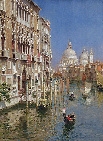 Rubens Santoro | The Grand Canal, Venice, undated | Giclée Canvas Print