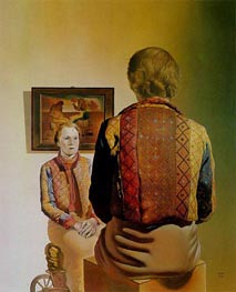 The Angelus of Gala (Portrait of Gala) | Dali | Painting Reproduction