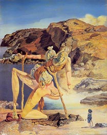 Das Gespenst des Sexappeals, 1934 von Dali | Leinwand Kunstdruck