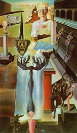Der unsichtbare Mann, 1929 von Dali | Leinwand Kunstdruck