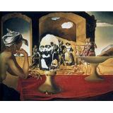 Slave Market with the Disappearing Bust of Voltaire, 1940 - Dali