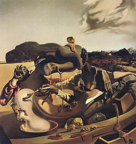 Herbst Kannibalismus, 1936 | Dali | Giclée Leinwand Kunstdruck