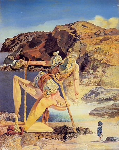 Dali | Das Gespenst des Sexappeals, 1934 | Giclée Leinwand Kunstdruck