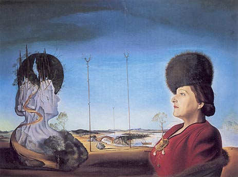 Dali | Porträt von Frau Isabel Styler-Tas, 1945 | Giclée Leinwand Kunstdruck