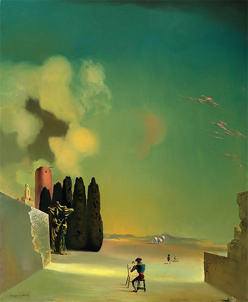Enigmatic Elements in a Landscape, 1934 | Dali | Giclée Canvas Print