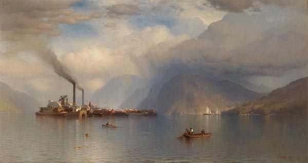 Storm King on the Hudson, 1866 | Samuel Colman | Giclée Canvas Print