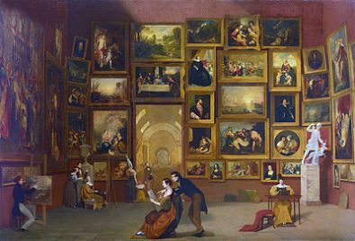 Gallery of the Louvre • Samuel Morse • Canvas Print • Museum