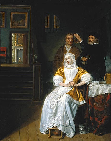 The Anemic Lady, c.1660/70 | Hoogstraten