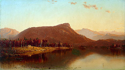 Ein Zuhause in der Wildnis, 1866 | Sanford Robinson Gifford