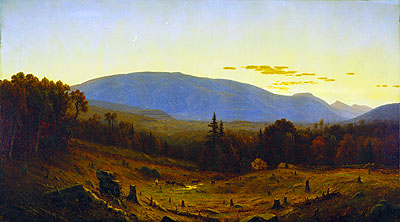 Hunter Mountain, Twilight, 1866 | Sanford Robinson Gifford
