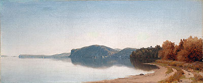 Sanford Robinson Gifford | Hook Mountain, Near Nyack, on the Hudson, 1866 | Giclée Canvas Print