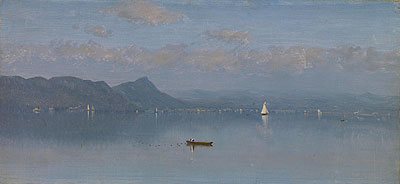 Sanford Robinson Gifford | Morning on Haverstraw Bay, Hudson River, 1866 | Giclée Canvas Print
