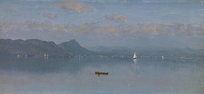 Morning on Haverstraw Bay, Hudson River, 1866 | Sanford Robinson Gifford