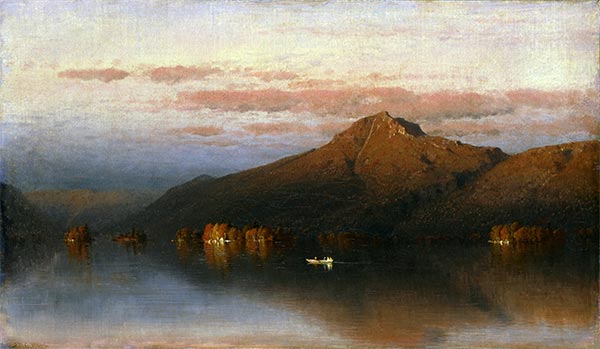 Whiteface Mountain vom Lake Placid, 1866 | Sanford Robinson Gifford