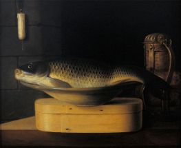 Still Life with Carp, c.1635 by Sebastian Stoskopff | Giclée Canvas Print