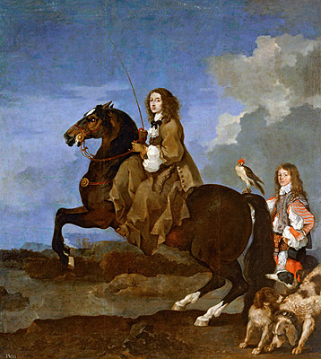 Christina of Sweden on Horseback, undated | Sebastien Bourdon | Giclée Canvas Print