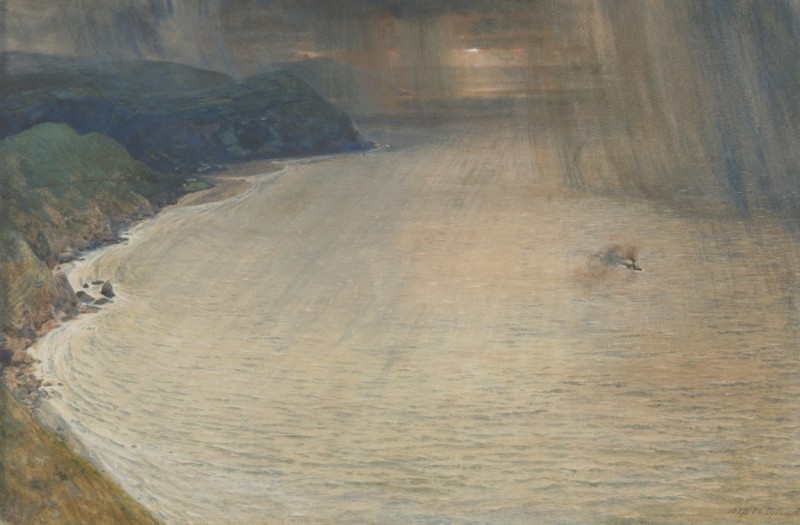 The West Wind, Lynmouth, 1866 | Edward Poynter | Giclée Paper Art Print