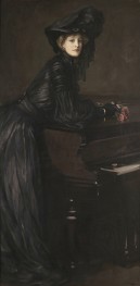 Polymnia, 1909 von Sir John Lavery | Giclée Leinwand-Kunstdruck