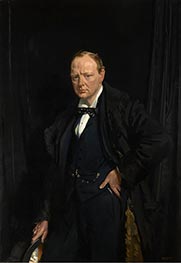 Sir William Orpen | Winston Churchill, 1916 | Giclée Canvas Print